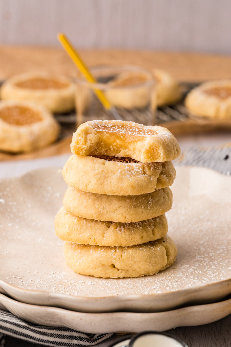 EXCLUSIVE: Lemon Curd Thumbprint cookies