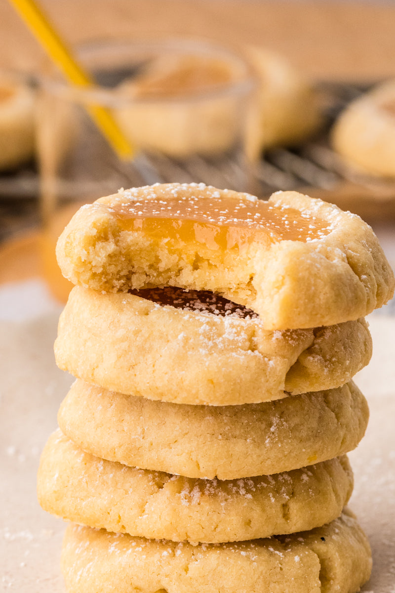 EXCLUSIVE: Lemon Curd Thumbprint cookies