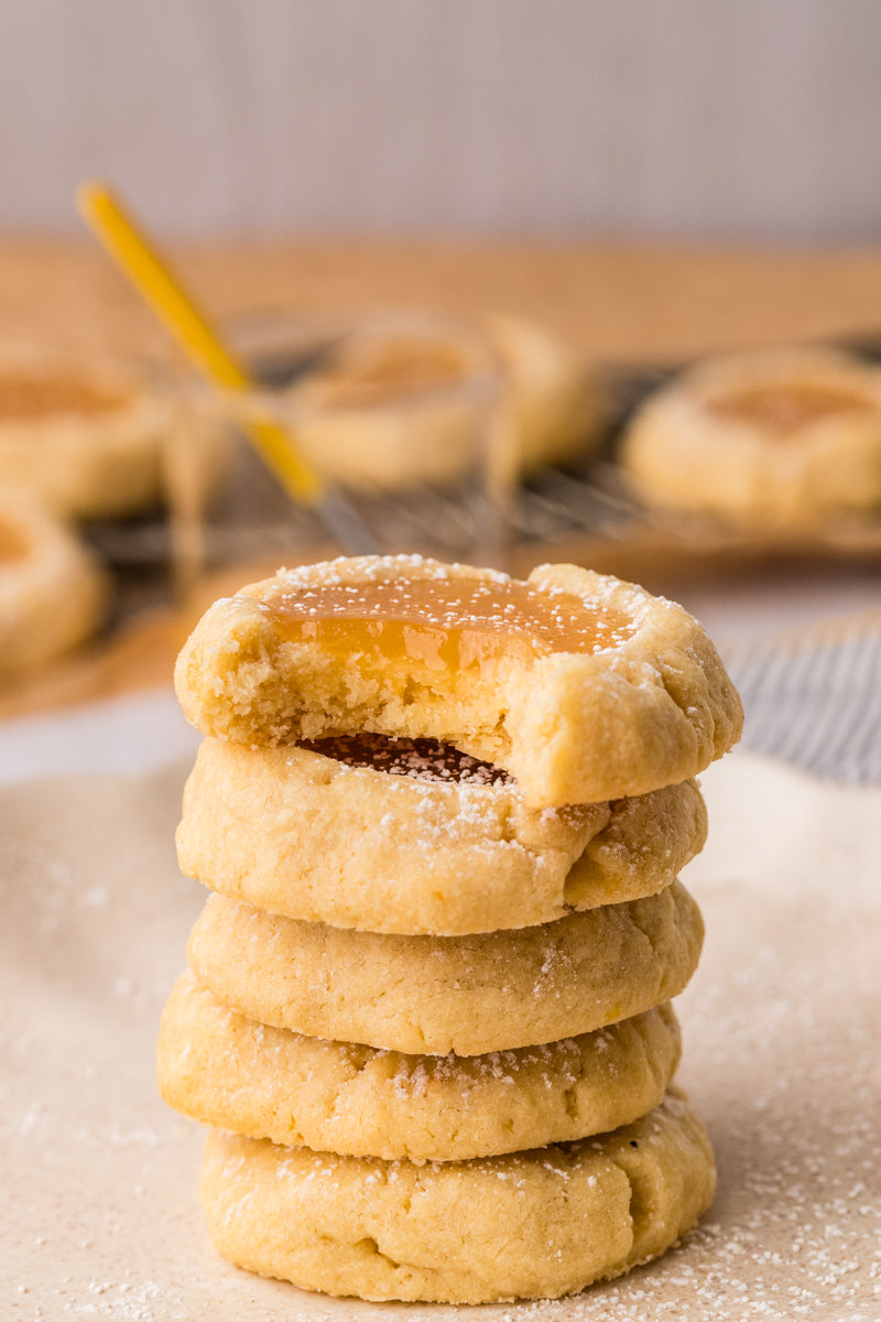 EXCLUSIVE: Lemon Curd Thumbprint cookies