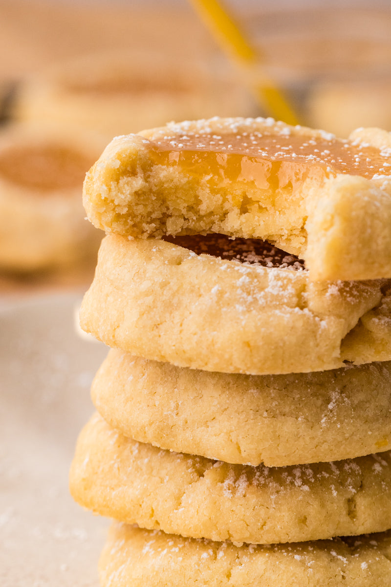 EXCLUSIVE: Lemon Curd Thumbprint cookies