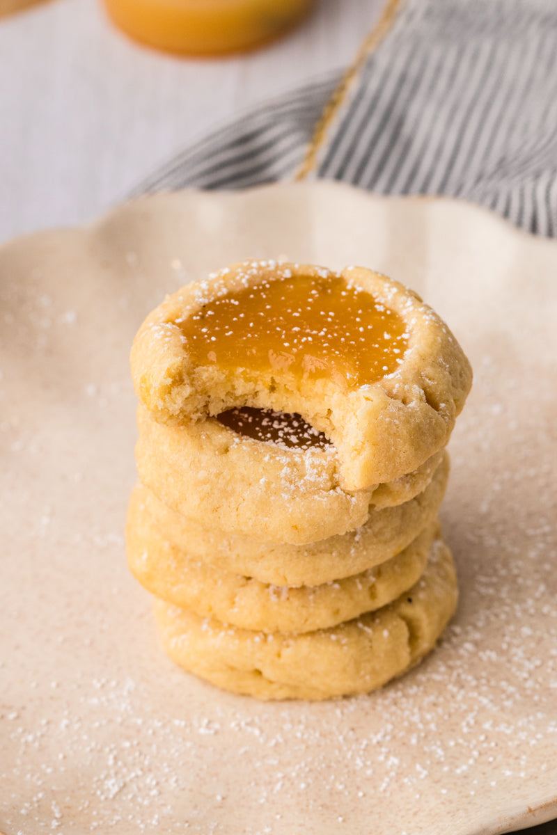 EXCLUSIVE: Lemon Curd Thumbprint cookies