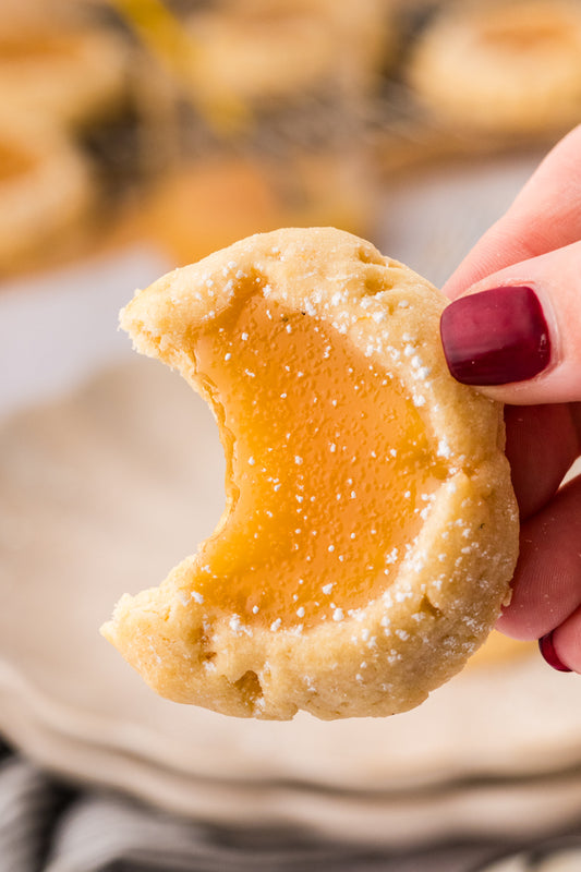 EXCLUSIVE: Lemon Curd Thumbprint cookies
