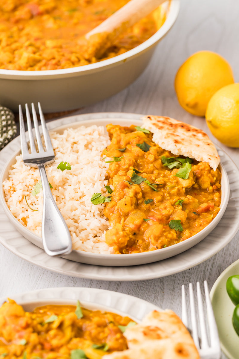 EXCLUSIVE: One Pot Red Lentil Chicken Curry