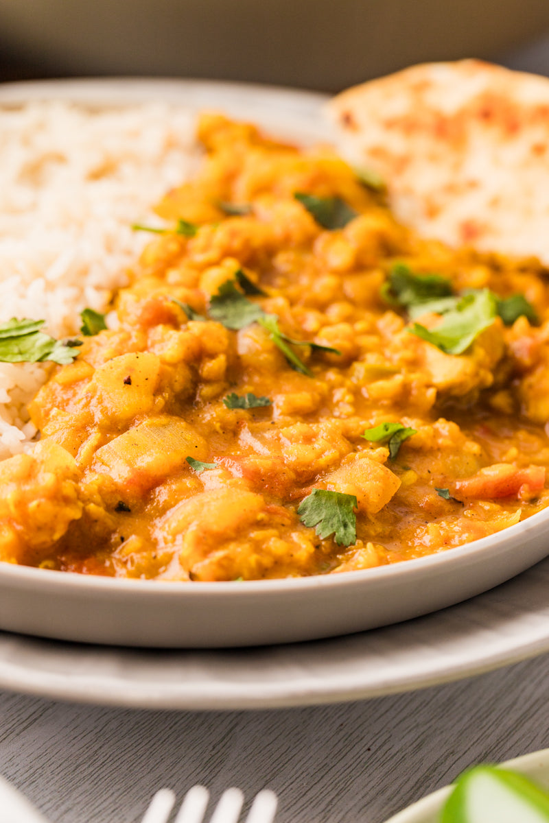 EXCLUSIVE: One Pot Red Lentil Chicken Curry