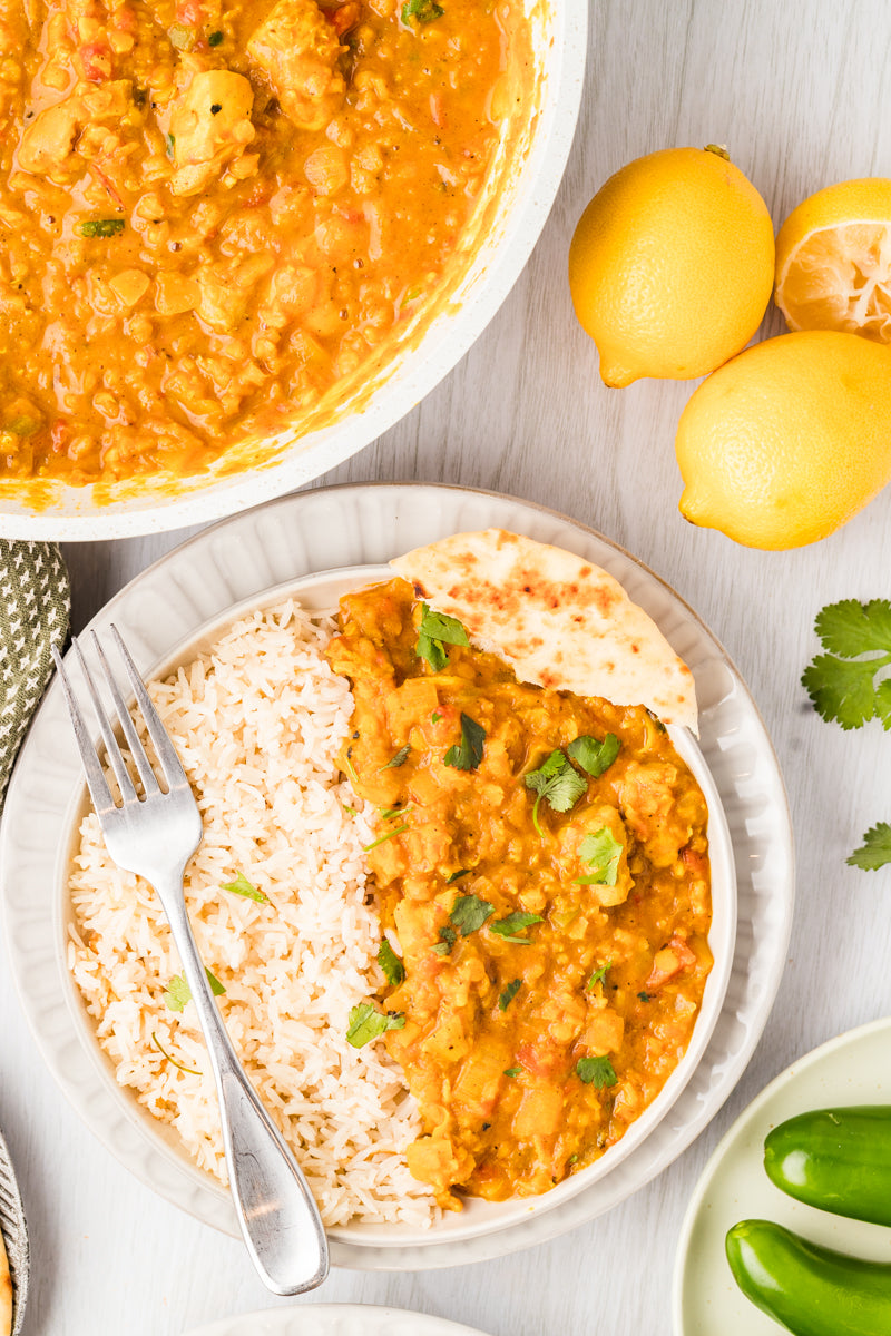 EXCLUSIVE: One Pot Red Lentil Chicken Curry