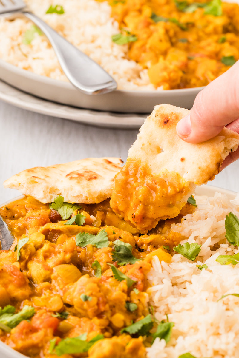 EXCLUSIVE: One Pot Red Lentil Chicken Curry