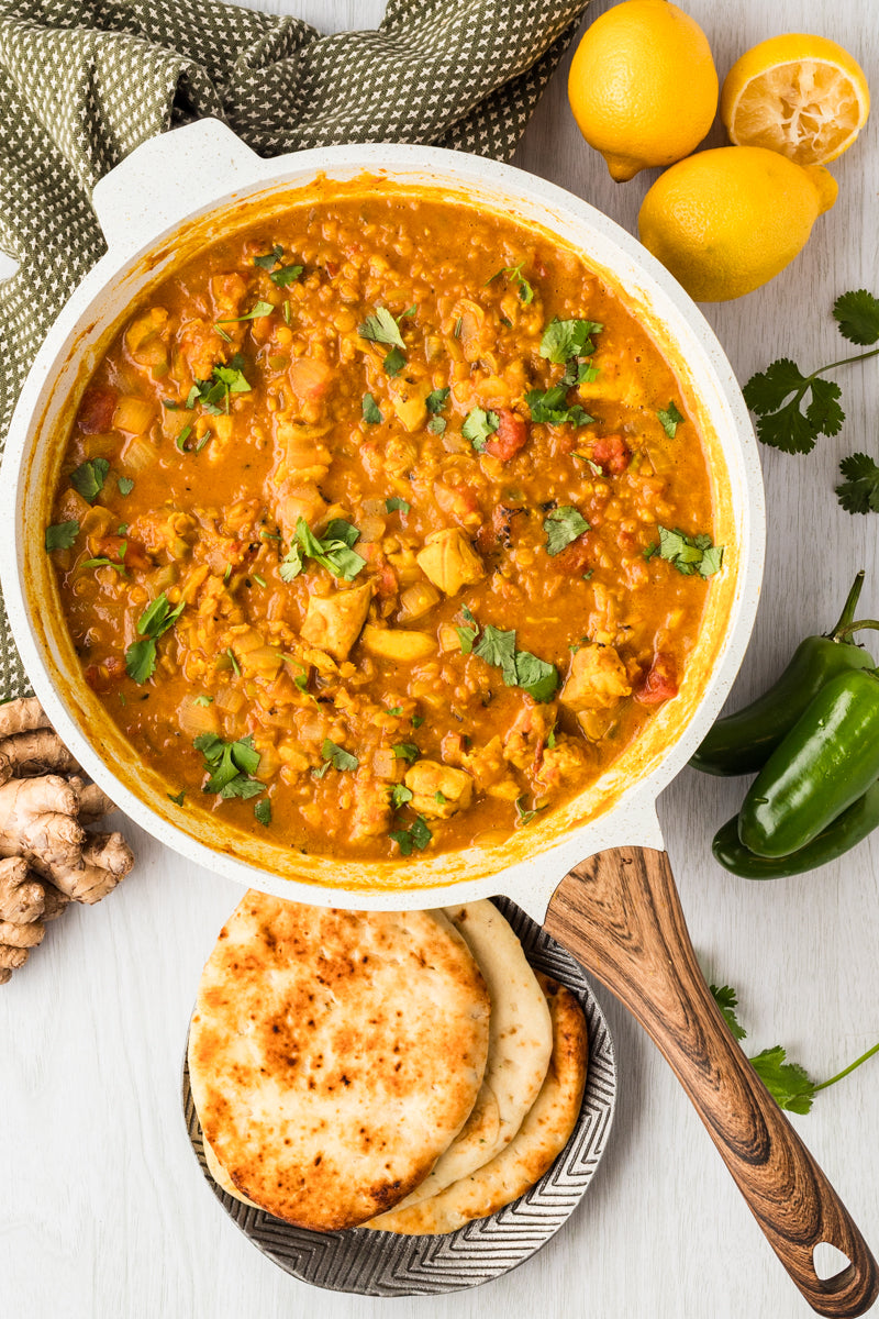 EXCLUSIVE: One Pot Red Lentil Chicken Curry