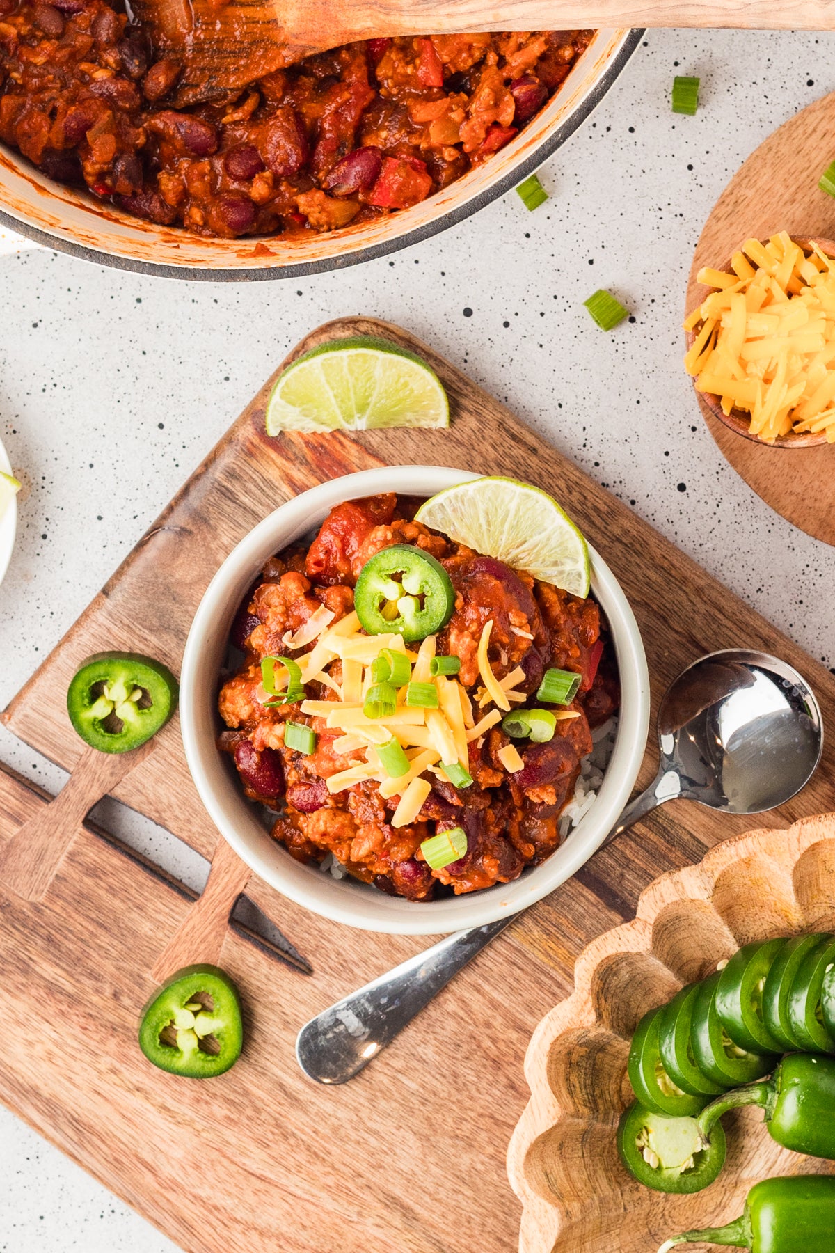 EXCLUSIVE: Stovetop Ground Chicken Chili