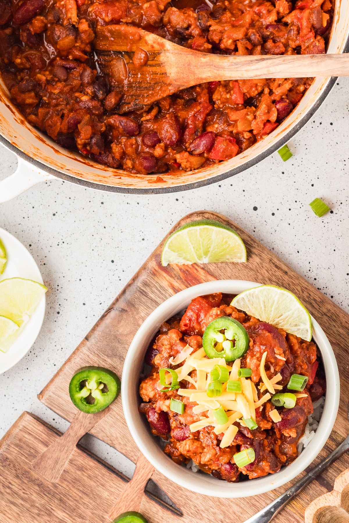 EXCLUSIVE: Stovetop Ground Chicken Chili