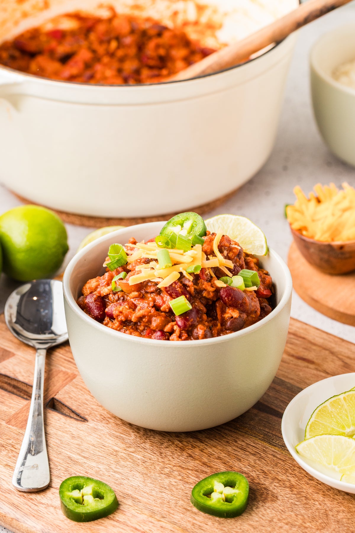 EXCLUSIVE: Stovetop Ground Chicken Chili