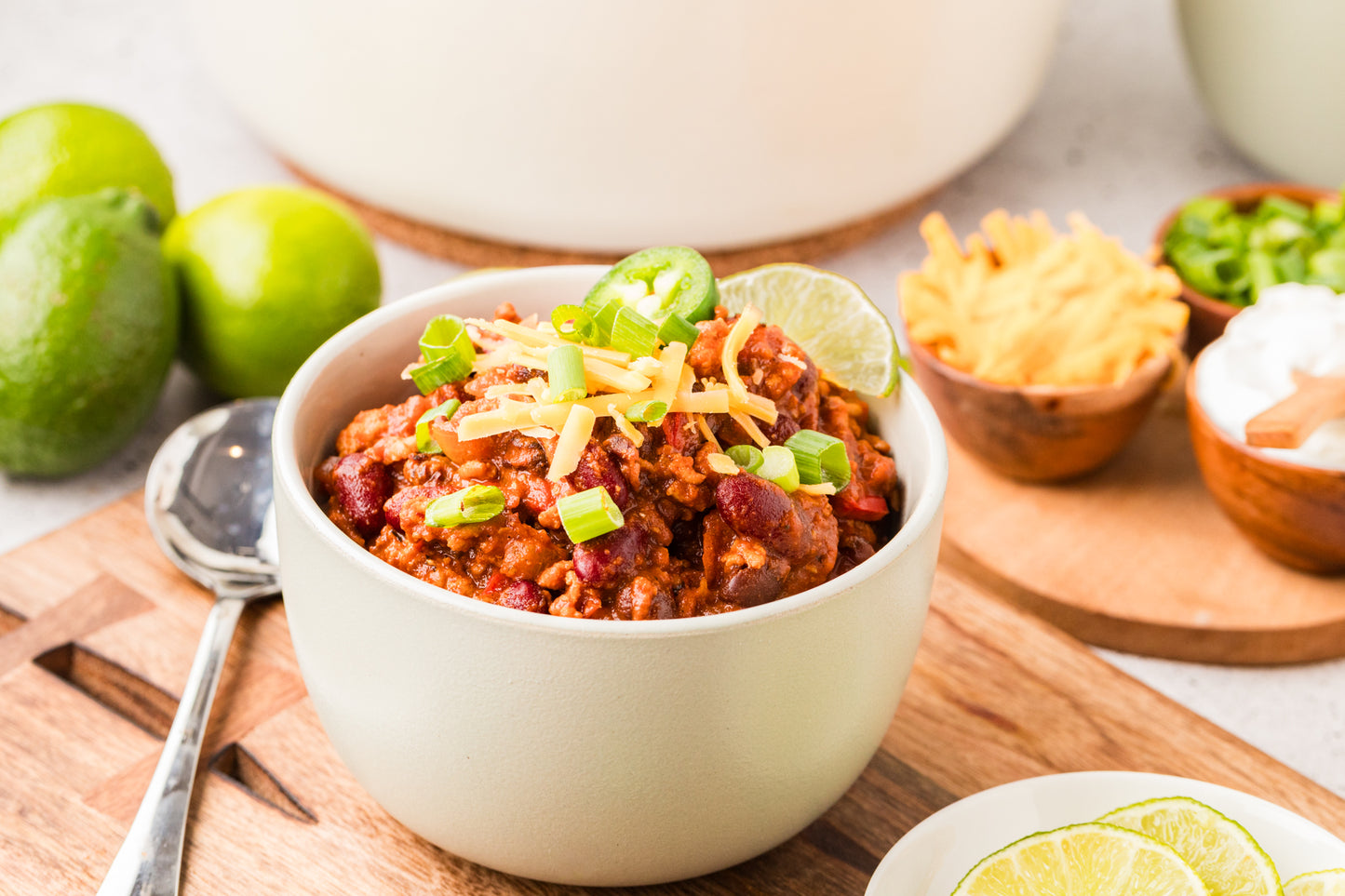 EXCLUSIVE: Stovetop Ground Chicken Chili
