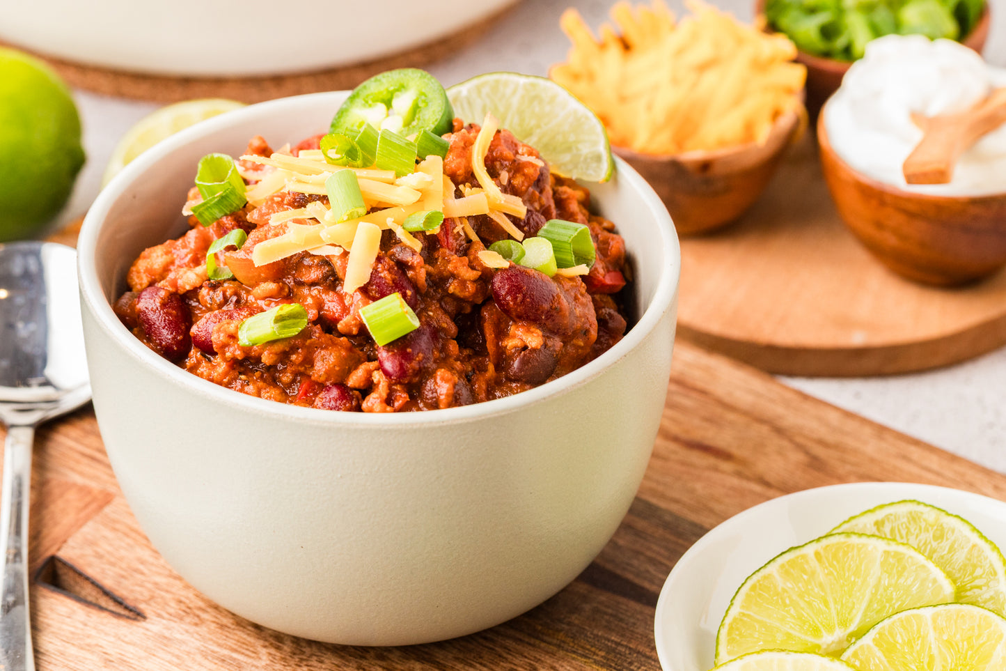 EXCLUSIVE: Stovetop Ground Chicken Chili
