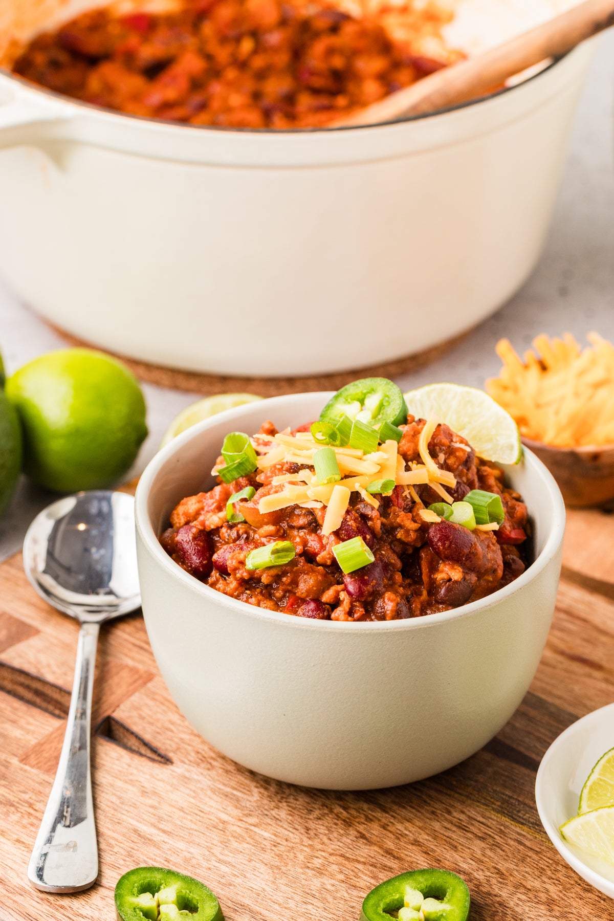 EXCLUSIVE: Stovetop Ground Chicken Chili