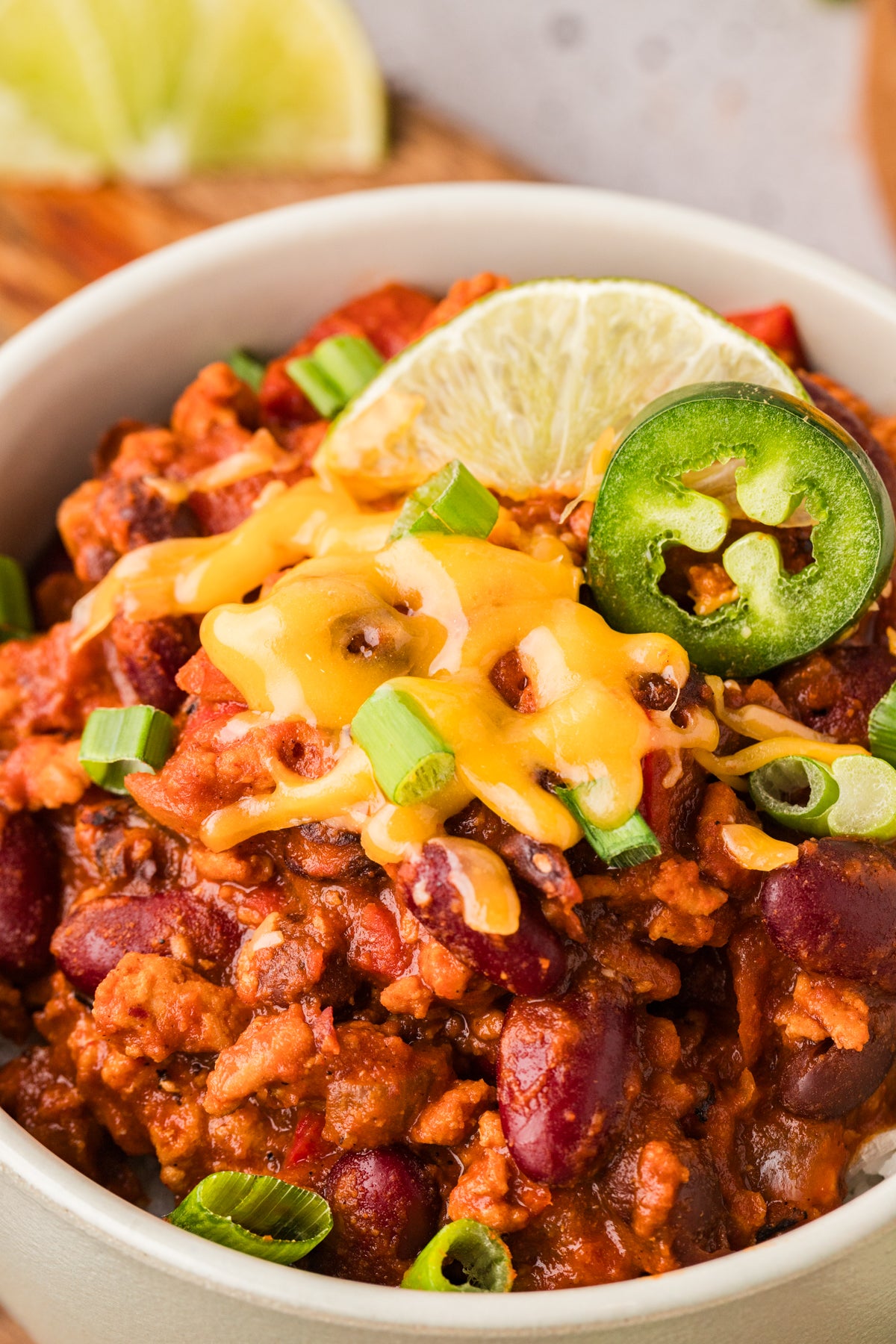 EXCLUSIVE: Stovetop Ground Chicken Chili