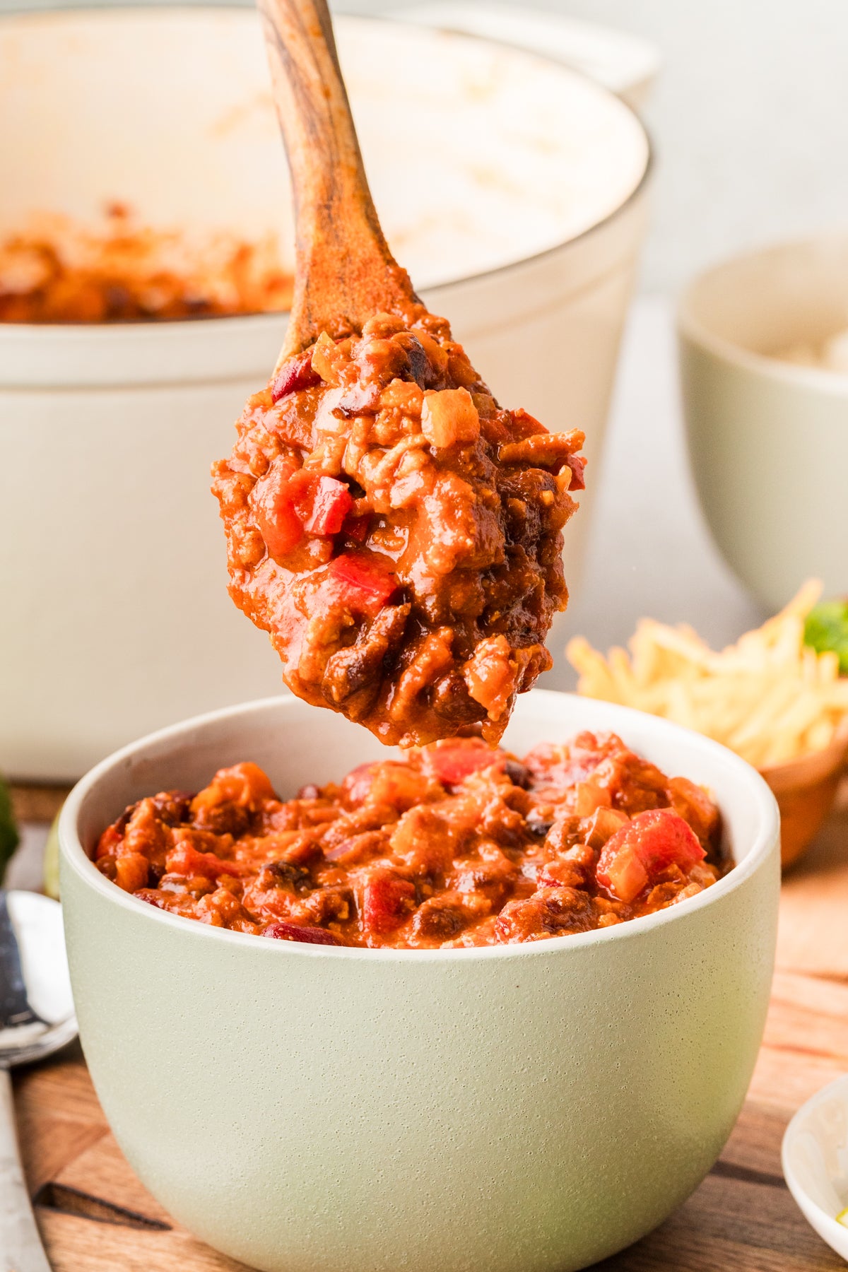EXCLUSIVE: Stovetop Ground Chicken Chili