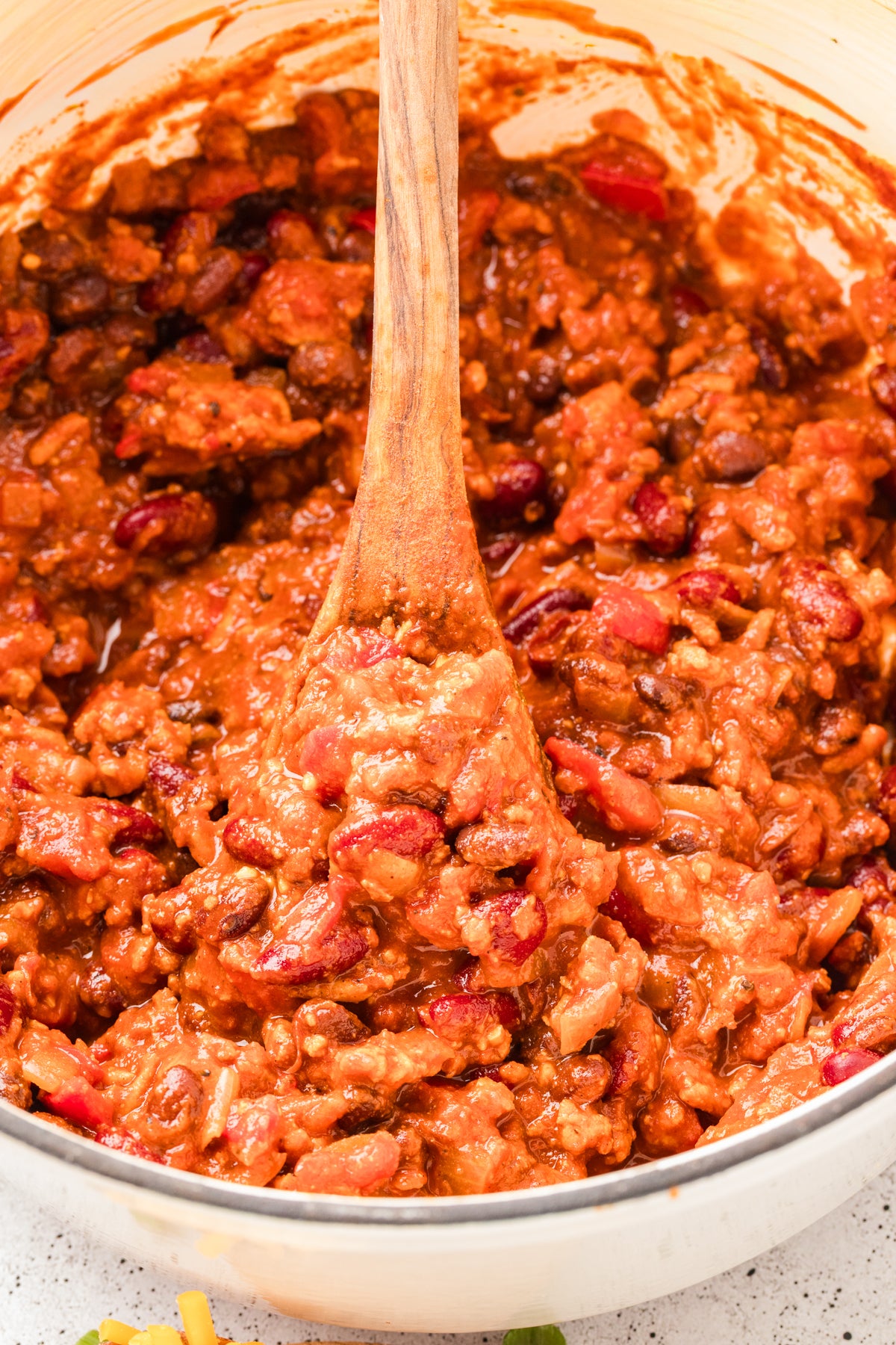 EXCLUSIVE: Stovetop Ground Chicken Chili