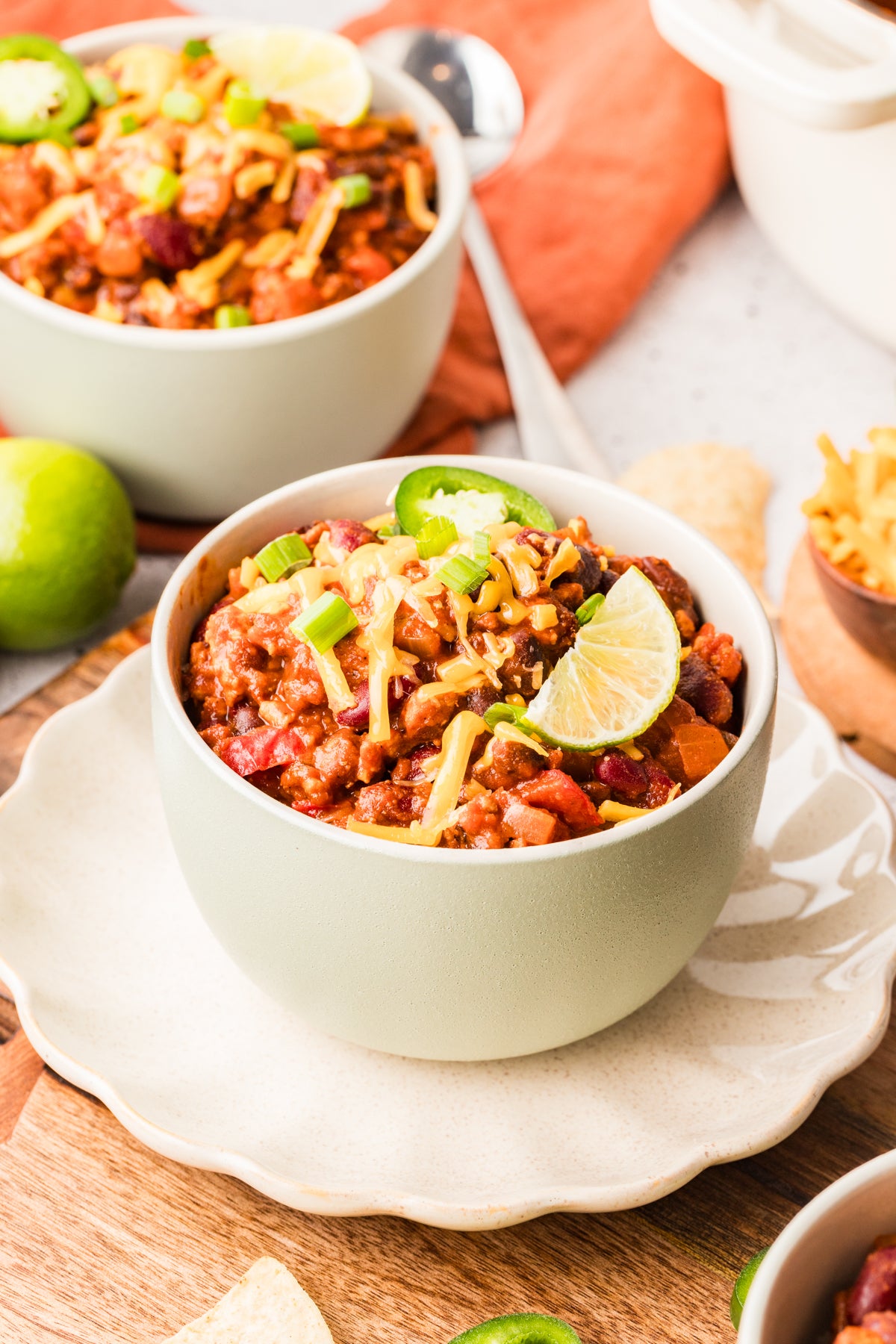EXCLUSIVE: Stovetop Ground Chicken Chili