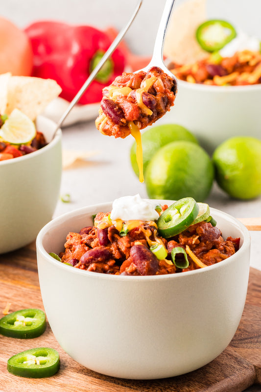 EXCLUSIVE: Stovetop Ground Chicken Chili