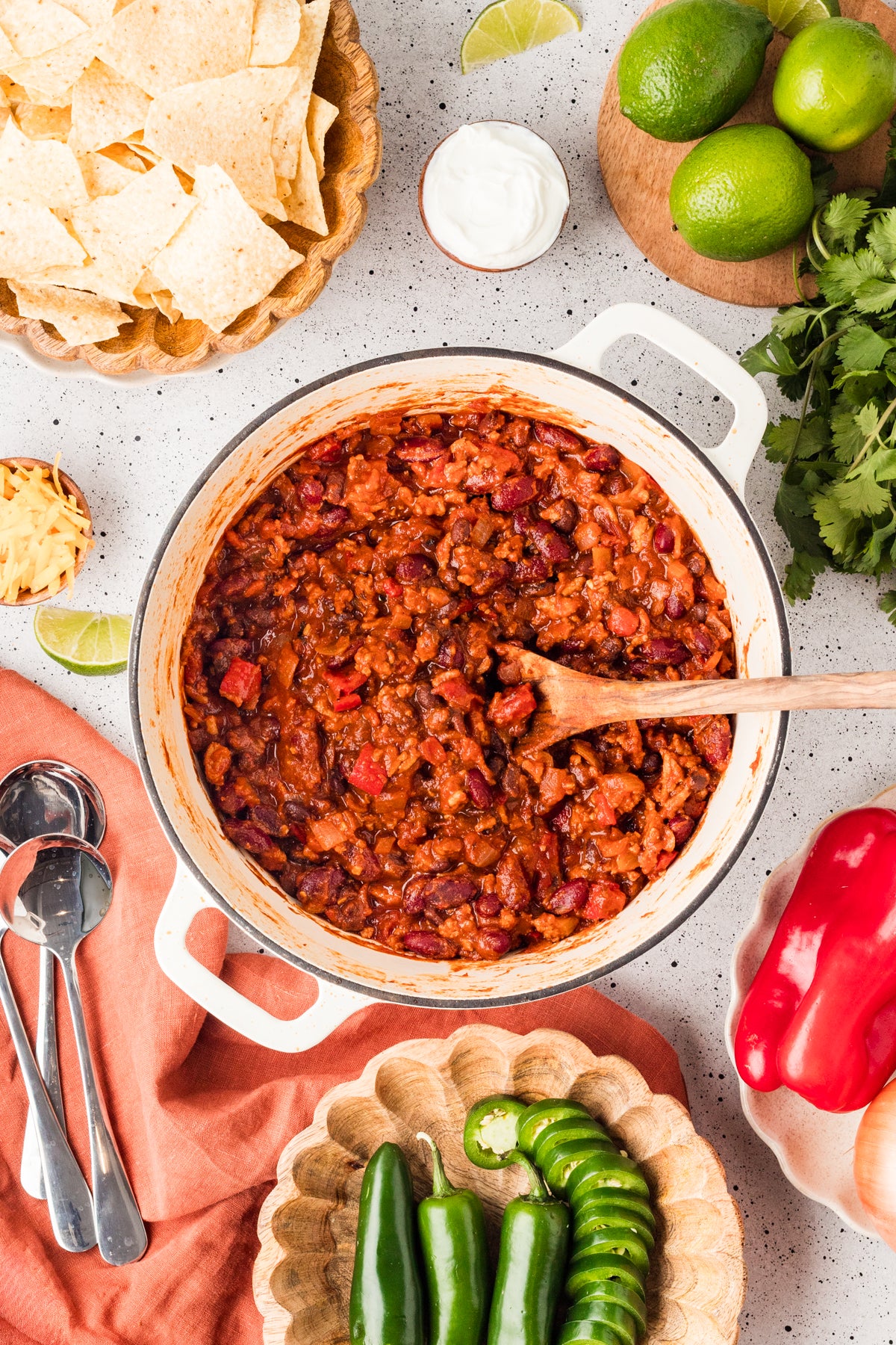 EXCLUSIVE: Stovetop Ground Chicken Chili