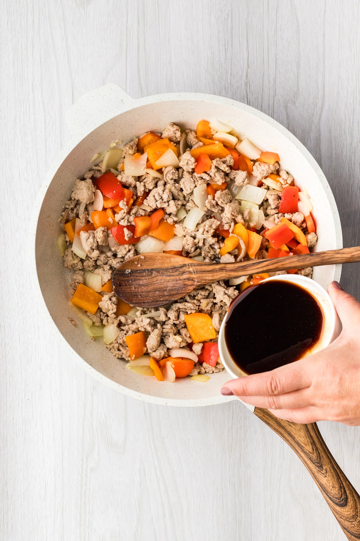 EXCLUSIVE: Sweet & Spicy Ground Turkey Stir Fry- 20 minute Meal